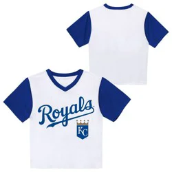 MLB Kansas City Royals Youth Poly Jersey - M