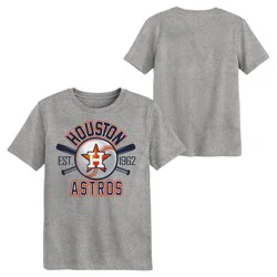 MLB Houston Astros Youth Gray Tri-Blend T-Shirt - XS