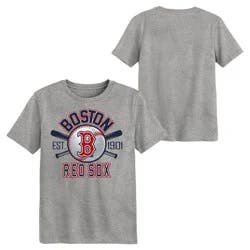 MLB Boston Red Sox Youth Gray Tri-Blend T-Shirt - XS