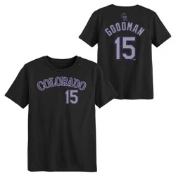 MLB Colorado Rockies Hunter Goodman Youth T-Shirt - L