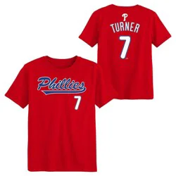 MLB Philadelphia Phillies Trea Turner Youth T-Shirt - XS