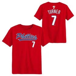 MLB Philadelphia Phillies Trea Turner Youth T-Shirt - S