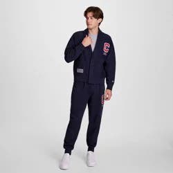 Champion Adult Shawl Neck Fleece Shawl Sweater - Navy Blue S