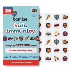 barriere Kids' Immunity Defense Superkid Patches - 36ct: Dietary Supplement Patch, 36 Count