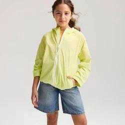 Girls' Unlined Rain Jacket - Cat & Jack™ Yellow S