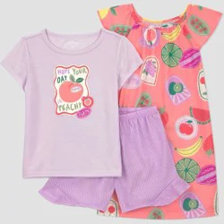 Carter's Just One You® Toddler Girls' Fruit Pajama Set with Gown 3pc - Pink 12M