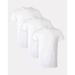 Hanes Men's 3pk Undershirts - White L
