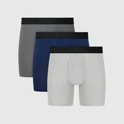 Hanes Men's 3pk Boxer Briefs - Blue/Gray XL