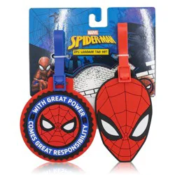 Marvel Luggage Tag 2pk - Spiderman