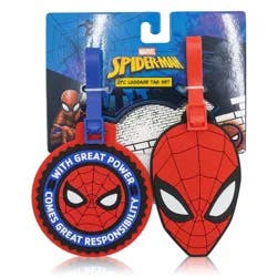 Marvel Luggage Tag 2pk - Spiderman