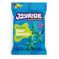 JOYRIDE Blue Raspberry Sour Candy Smacks - 3.5oz