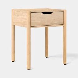 Scandi Nightstand Natural - Room Essentials™ Fully Assembled