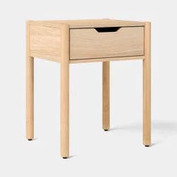 Scandi Nightstand Natural - Room Essentials™ Fully Assembled