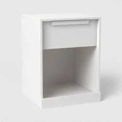 Modern Nightstand with Drawer White - Room Essentials™