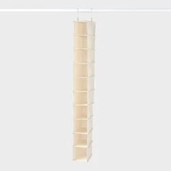 Hanging Closet 10 Shelf Shoe Storage Ivory - Brightroom™