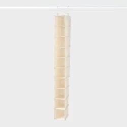 Hanging Closet 10 Shelf Shoe Storage Ivory - Brightroom™