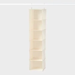 Hanging Closet 6 Shelf Ivory - Brightroom™