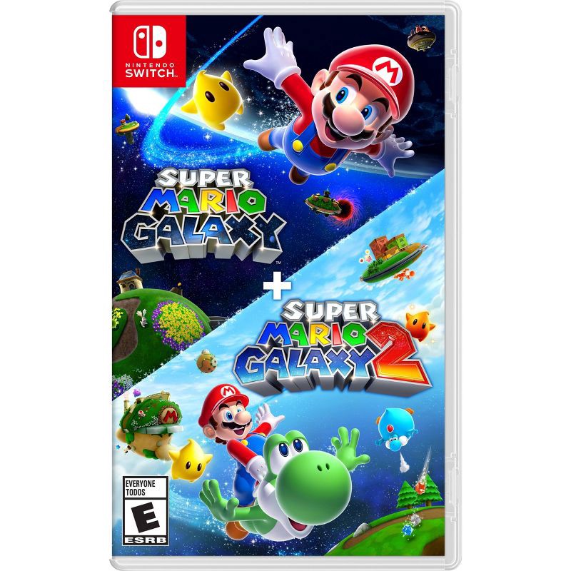 slide 1 of 7, Super Mario Galaxy + Super Mario Galaxy 2 - Nintendo Switch, 1 ct