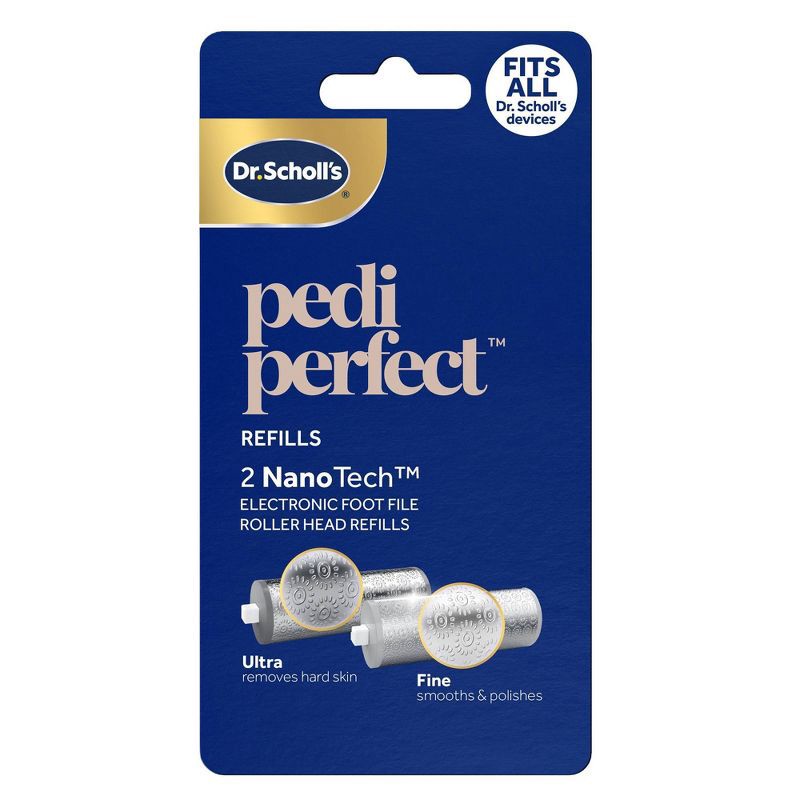 slide 1 of 10, Dr. Scholl's Pedi Perfect Foot File Refills - 2ct, 2 ct