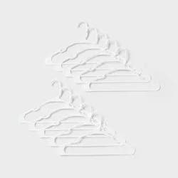 50pk Plastic Hanger White - Brightroom™