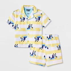 Toddlers 2pc Bluey Coat Set - Yellow 4T