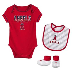 MLB Los Angeles Angels Newborn Layette Set - 3-6M