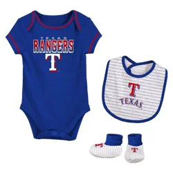MLB Texas Rangers Newborn Layette Set - 0-3M