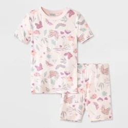 Toddler 2pc Animal Planet Botanicals Butterfly Pajama Set - Purple 4T