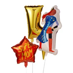 Rifle Paper Co. 3ct Super Mom Mother's Day Foil Balloon Bundle