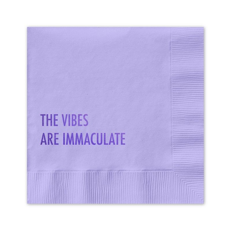 slide 1 of 3, Pretty Alright Goods 20ct Vibes Cocktail Napkins, 20 ct