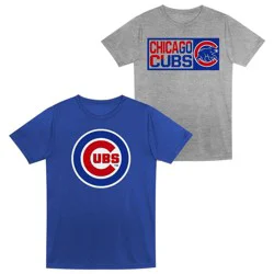 MLB Chicago Cubs Toddler 2-pack Poly T-Shirt - 3T