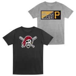 MLB Pittsburgh Pirates Toddler 2-pack Poly T-Shirt - 2T
