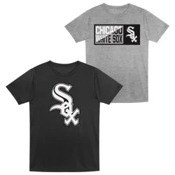 MLB Chicago White Sox Toddler 2-pack Poly T-Shirt - 3T