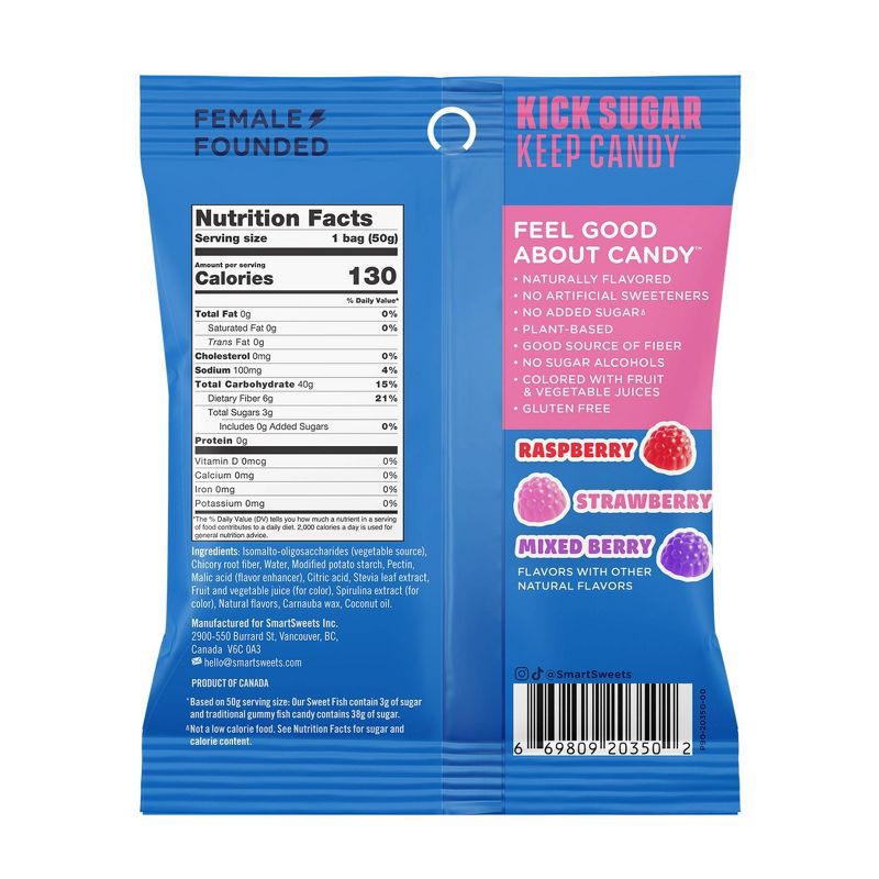 slide 2 of 5, SmartSweets Wildberry Candy - 1.8oz, 1.8 oz