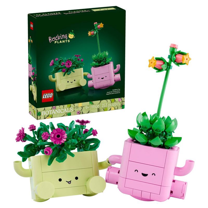 slide 1 of 7, LEGO Botanicals Rocking Plants Flower Building Set 11506, 1 ct