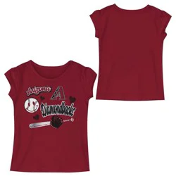 MLB Arizona Diamondbacks Toddler Girls T-Shirt - 2T