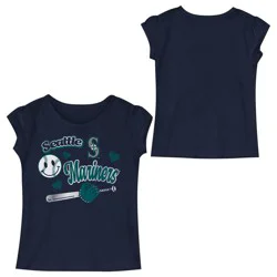 MLB Seattle Mariners Toddler Girls T-Shirt - 2T