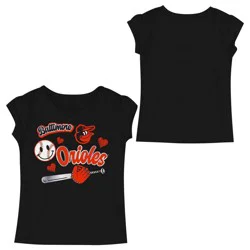MLB Baltimore Orioles Toddler Girls T-Shirt - 2T