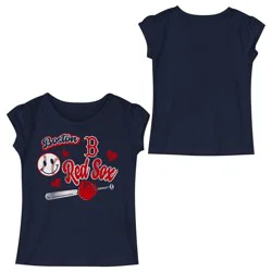 MLB Boston Red Sox Toddler Girls T-Shirt - 4T
