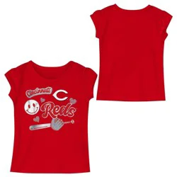 MLB Cincinnati Reds Toddler Girls T-Shirt - 4T
