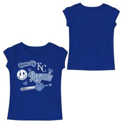 MLB Kansas City Royals Toddler Girls T-Shirt - 3T