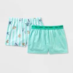 Girls' Warner Bros. Tom and Jerry 2pk Pajama Shorts - Green L
