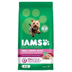 IAMS Proactive Health Small Breed Chicken and Whole Grains Recipe Adult Dry Dog Food - 5lbs