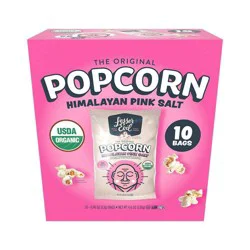 LesserEvil Organic Himalayan Pink Snack Pack Popcorn - 4.6oz/10ct