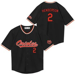 MLB Baltimore Orioles Gunnar Henderson Youth Wordmark Jersey - XS