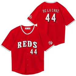 MLB Cincinnati Reds Elly De La Cruz Youth Wordmark Jersey - S
