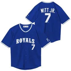MLB Kansas City Royals Bobby Witt Jr. Youth Wordmark Jersey - XL