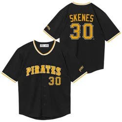 MLB Pittsburgh Pirates Paul Skenes Youth Wordmark Jersey - XS