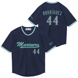 MLB Seattle Mariners Julio Rodríguez Youth Wordmark Jersey - L