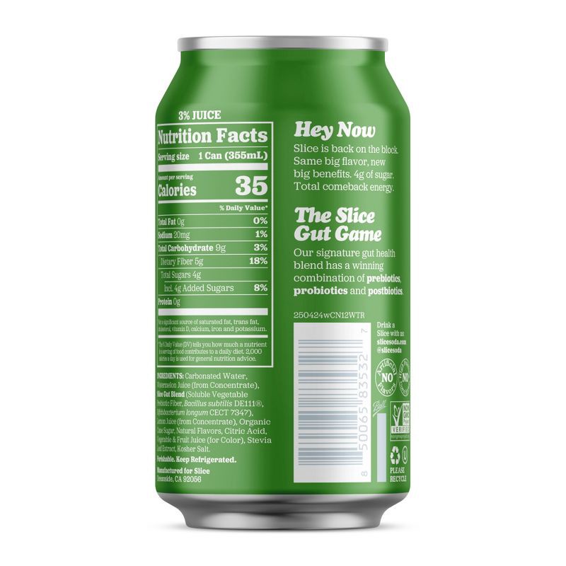 slide 7 of 9, Slice Watermelon Healthy Soda - 12 fl oz Can, 12 fl oz